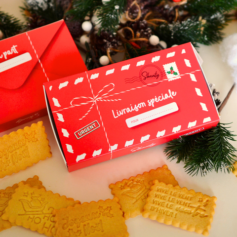 Boîte de 12 biscuits - Joyeux Noël