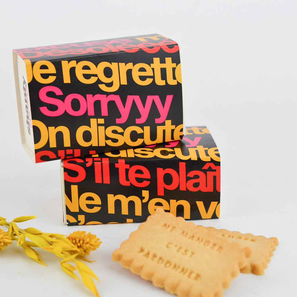 Boîte de 6 biscuits - Sorry