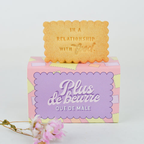 Boîte de 6 biscuits - Plus de beurre que de mâle
