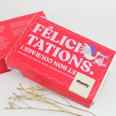 Coffret de 24 biscuits - Félicitations et bon courage !
