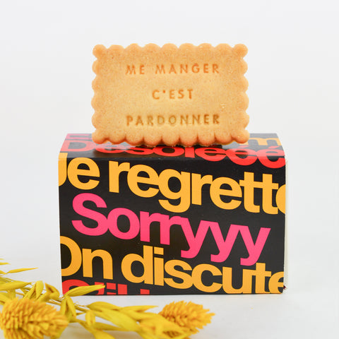 Boîte de 6 biscuits - Sorry