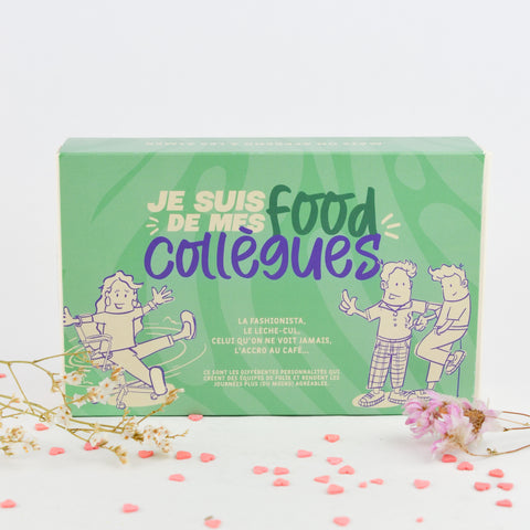 Coffret de 24 biscuits - Je suis food de mes collègues