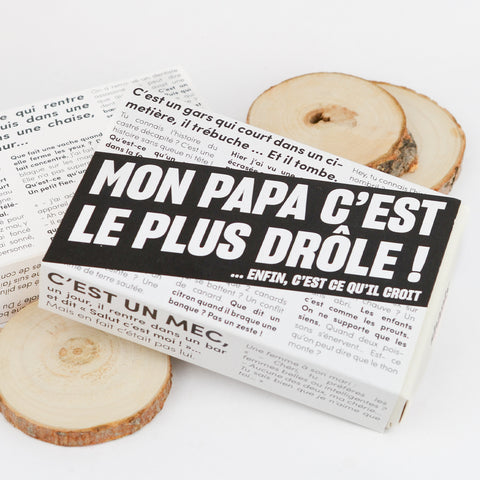 Coffret de 24 biscuits - Mon papa c'est le plus drôle !