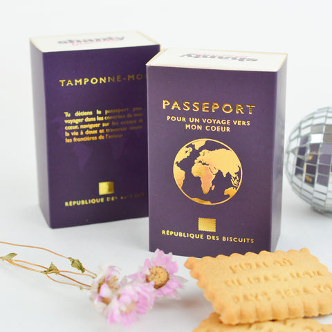 Boîte de 6 biscuits - Passeport