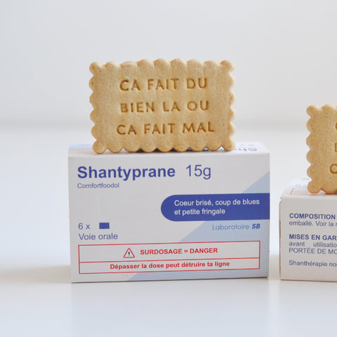 Boîte de 6 biscuits - Shantyprane - Ça fait du bien là ou ça fait mal