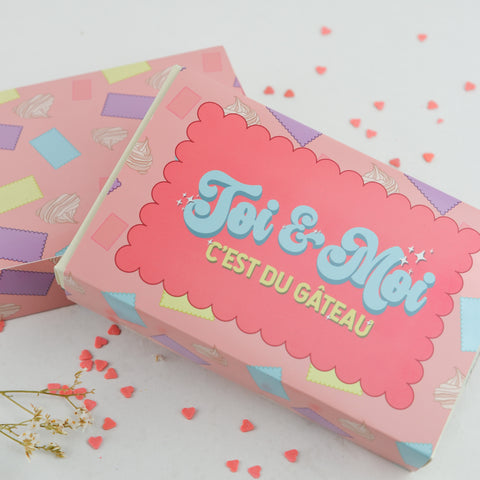 Coffret de 24 biscuits - Toi et moi c'est du gâteau