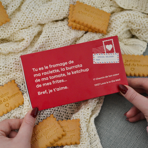 Boîte de 12 Biscuits - Déclaration d’amour