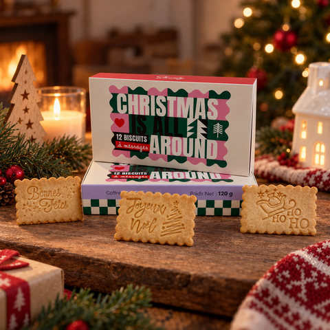 Coffret de 12 Biscuits - Christmas is all around