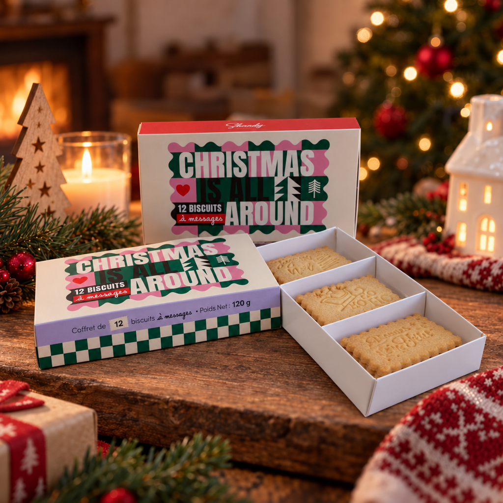 Coffret de 12 Biscuits - Christmas is all around