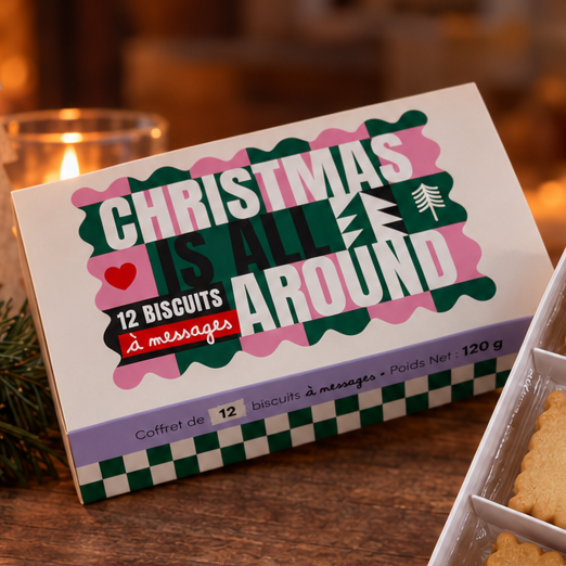 Coffret de 12 Biscuits - Christmas is all around
