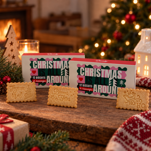 Coffret de 12 Biscuits - Christmas is all around