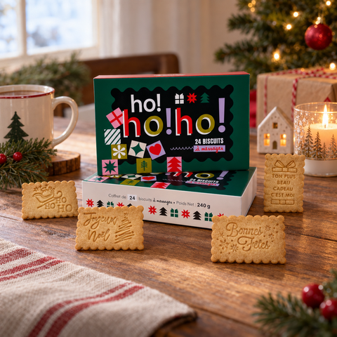 Coffret de 24 biscuits - Ho! Ho! Ho!