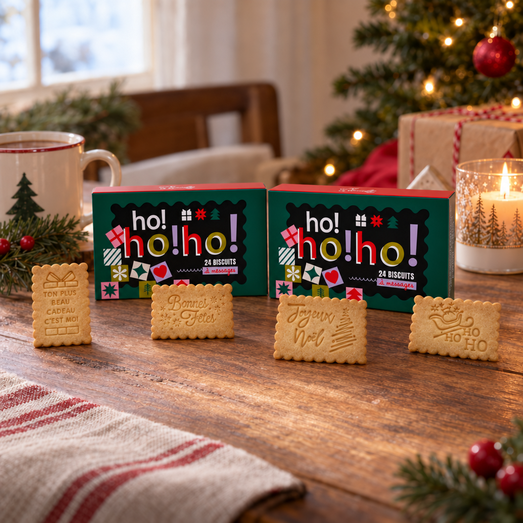 Coffret de 24 biscuits - Ho! Ho! Ho!