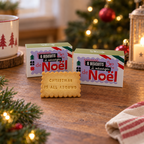 Coffret de 6 biscuits - Amour & Gourmandise