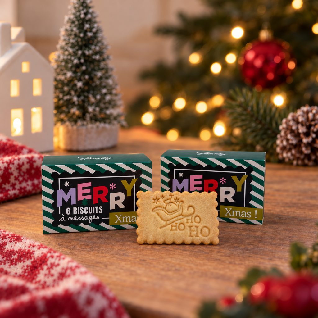 Coffret de 6 biscuits - Merry Xmas