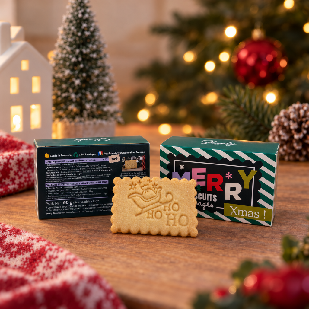 Coffret de 6 biscuits - Merry Xmas