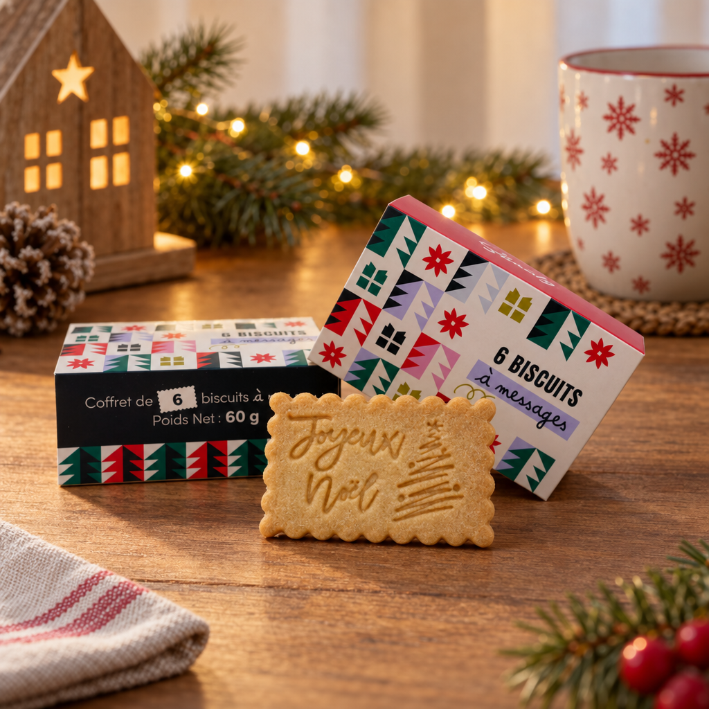 Coffret de 6 biscuits - Tartan