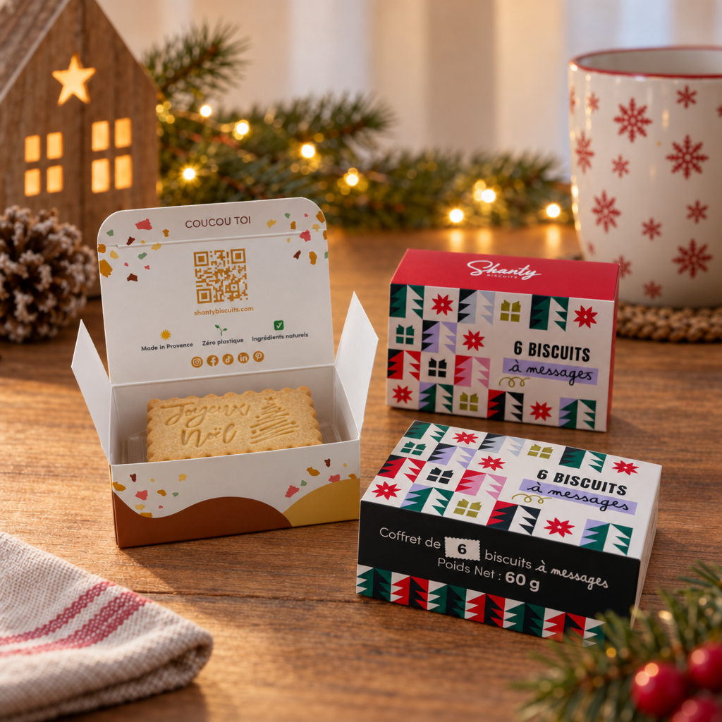 Coffret de 6 biscuits - Tartan