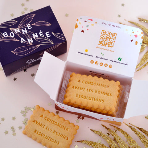 Boîte de 6 biscuits - Bonne Année