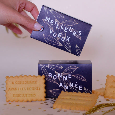 Boîte de 6 biscuits - Bonne Année