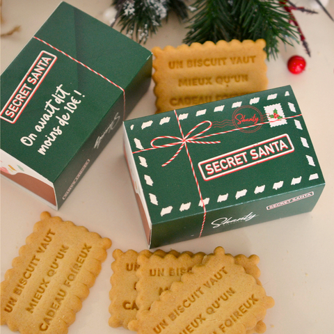 Boîte de 6 biscuits - Secret Santa