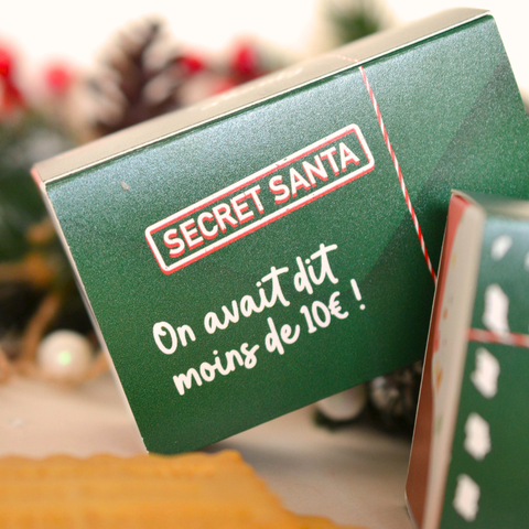 Boîte de 6 biscuits - Secret Santa
