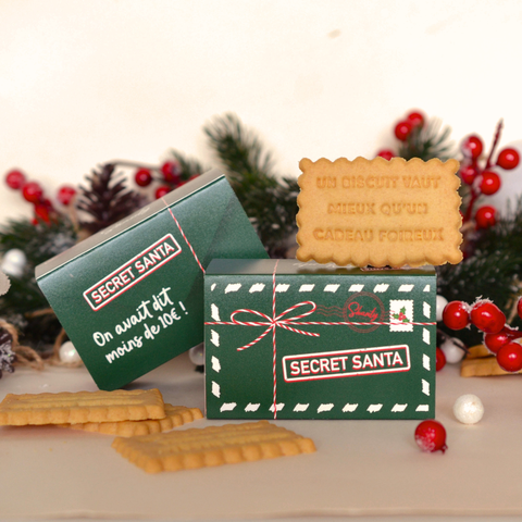 Boîte de 6 biscuits - Secret Santa