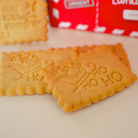 Boîte de 12 biscuits - Joyeux Noël