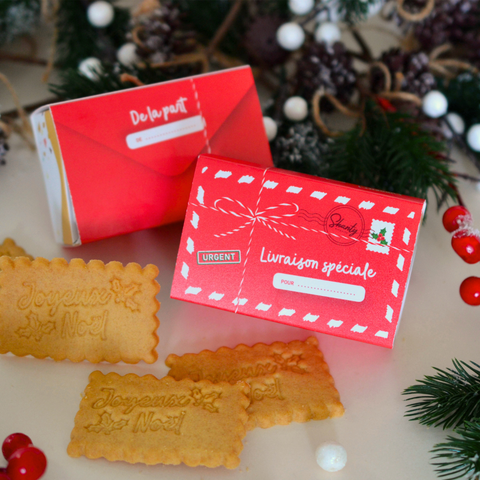 Boîte de 6 biscuits - Joyeux Noël