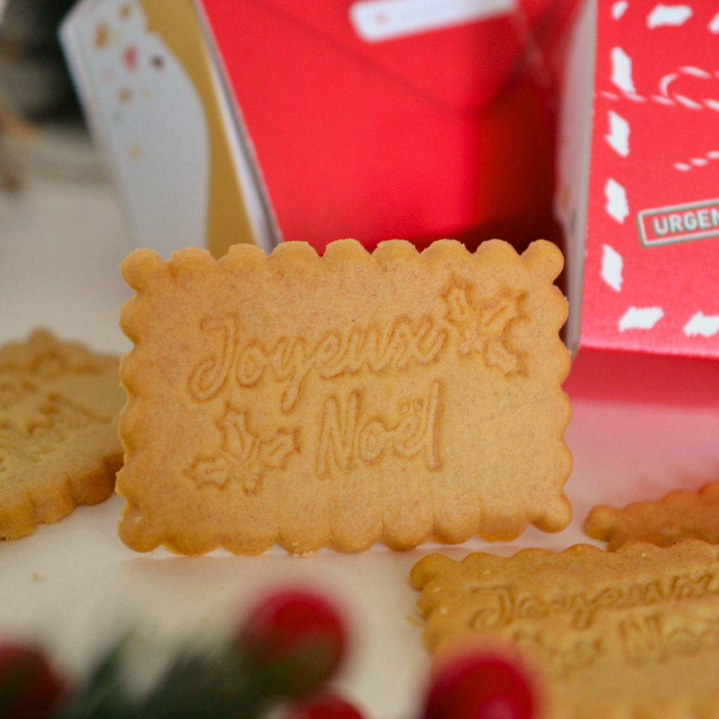 Boîte de 6 biscuits - Joyeux Noël