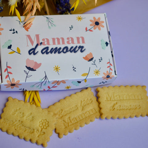 Boîte de 12 biscuits - Maman d'Amour