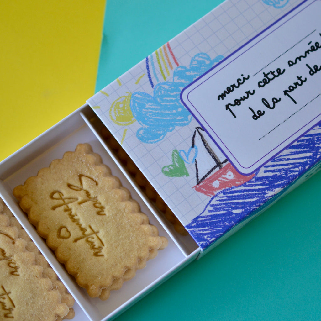 Boîte de 12 biscuits - Super animateur