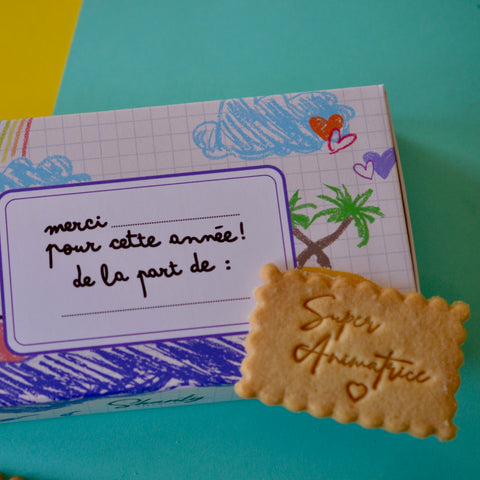 Boîte de 12 biscuits - Super animatrice