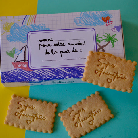 Boîte de 12 biscuits - Super animatrice