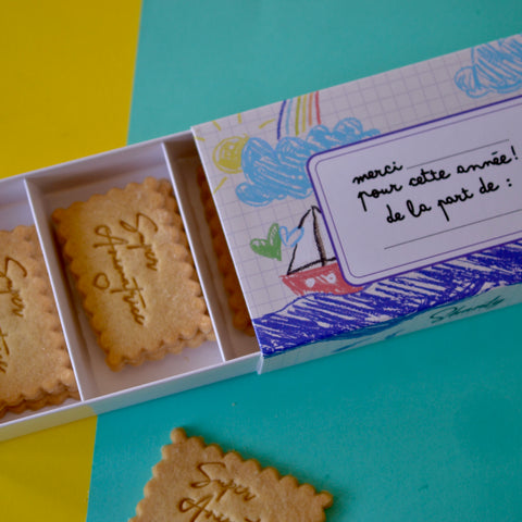 Boîte de 12 biscuits - Super animatrice