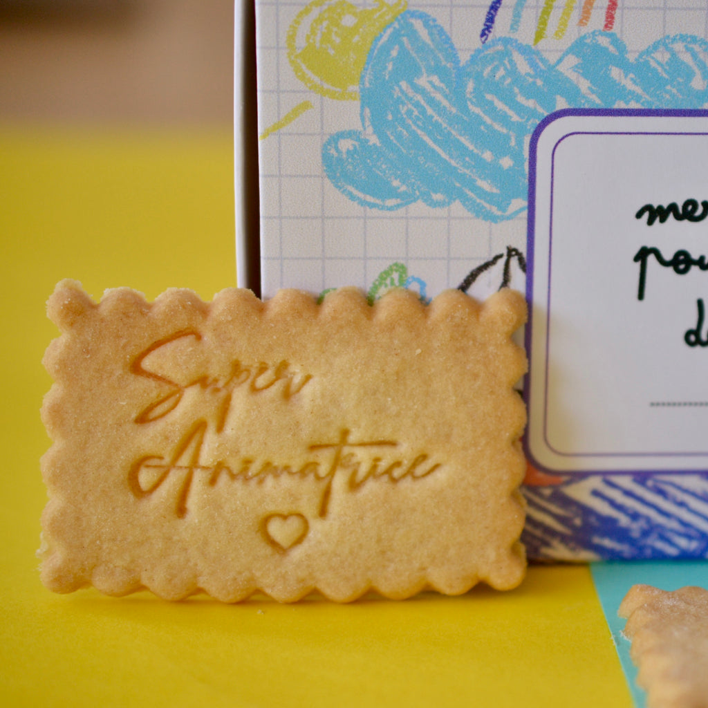 Boîte de 6 biscuits - Super animatrice