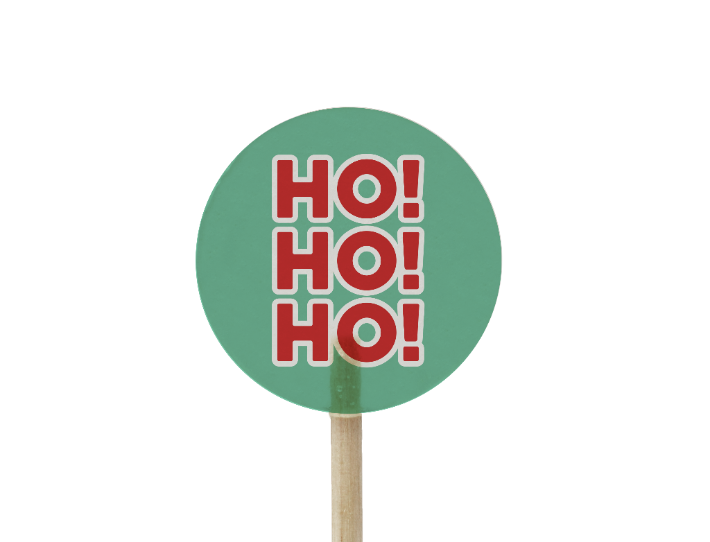 Sucette HO ! HO ! HO ! verte