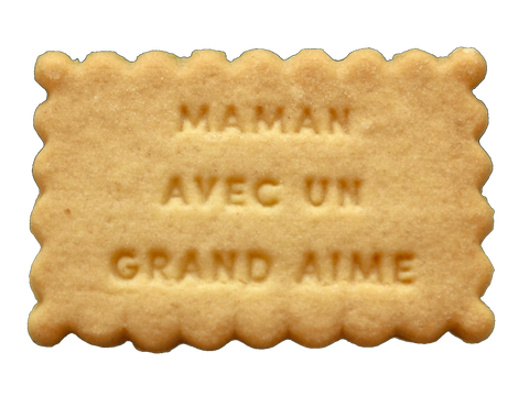 Biscuit Maman avec un grand aime