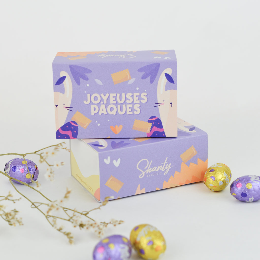 Boîte de 6 biscuits - Joyeuses Pâques