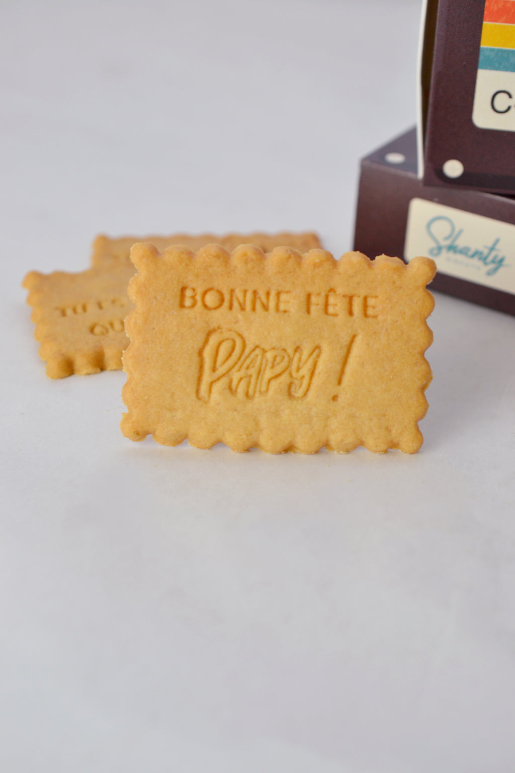 Coffret de 12 biscuits - Bonne fête Papy !