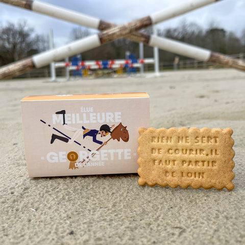 Boîte de 6 biscuits - Équitation