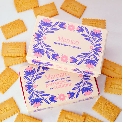 Coffret de 24 biscuits - Maman tu es mère-veilleuse