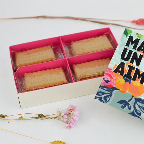 Offrez un cadeau personnalisé à votre maman ❤️. Un coffret de 24 biscuits uniques, parfait pour un petit budget avec maxi effet. 