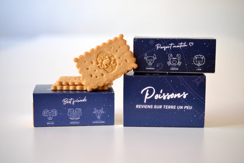Boîte de 6 biscuits Poissons