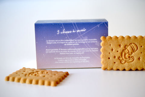Boîte de 6 biscuits Verseau